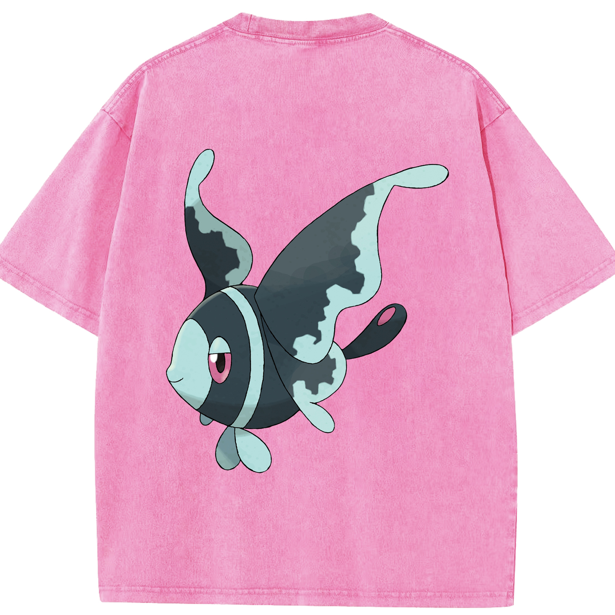 （画像用） ポケットモンスター Pokémon 綿100% ヴィンテージ風 半袖Tシャツ（背面プリント）